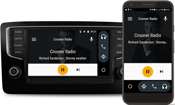 android auto radio application android auto radio