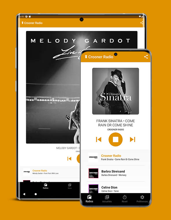 Crooner Radio Application Apple Android Windows Iphone Samsung